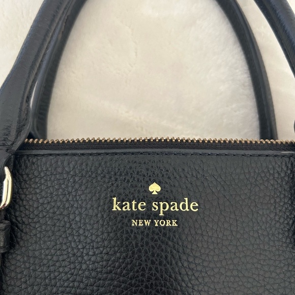 Kate Spade Black Leather Handbag - Picture 2 of 6